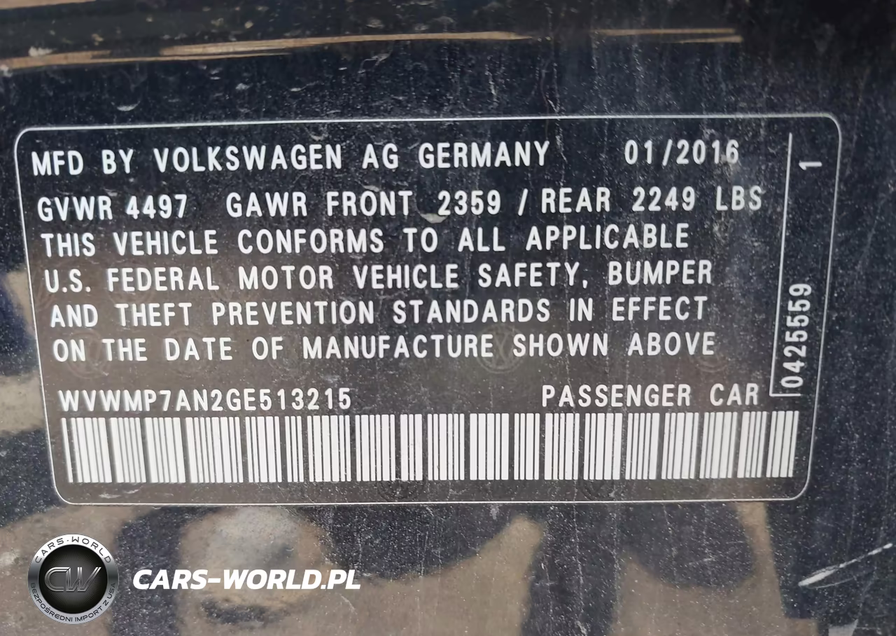 2016 Volkswagen Cc 2.0T R-Line Executive VIN:WVWMP7AN2GE513215 - 9