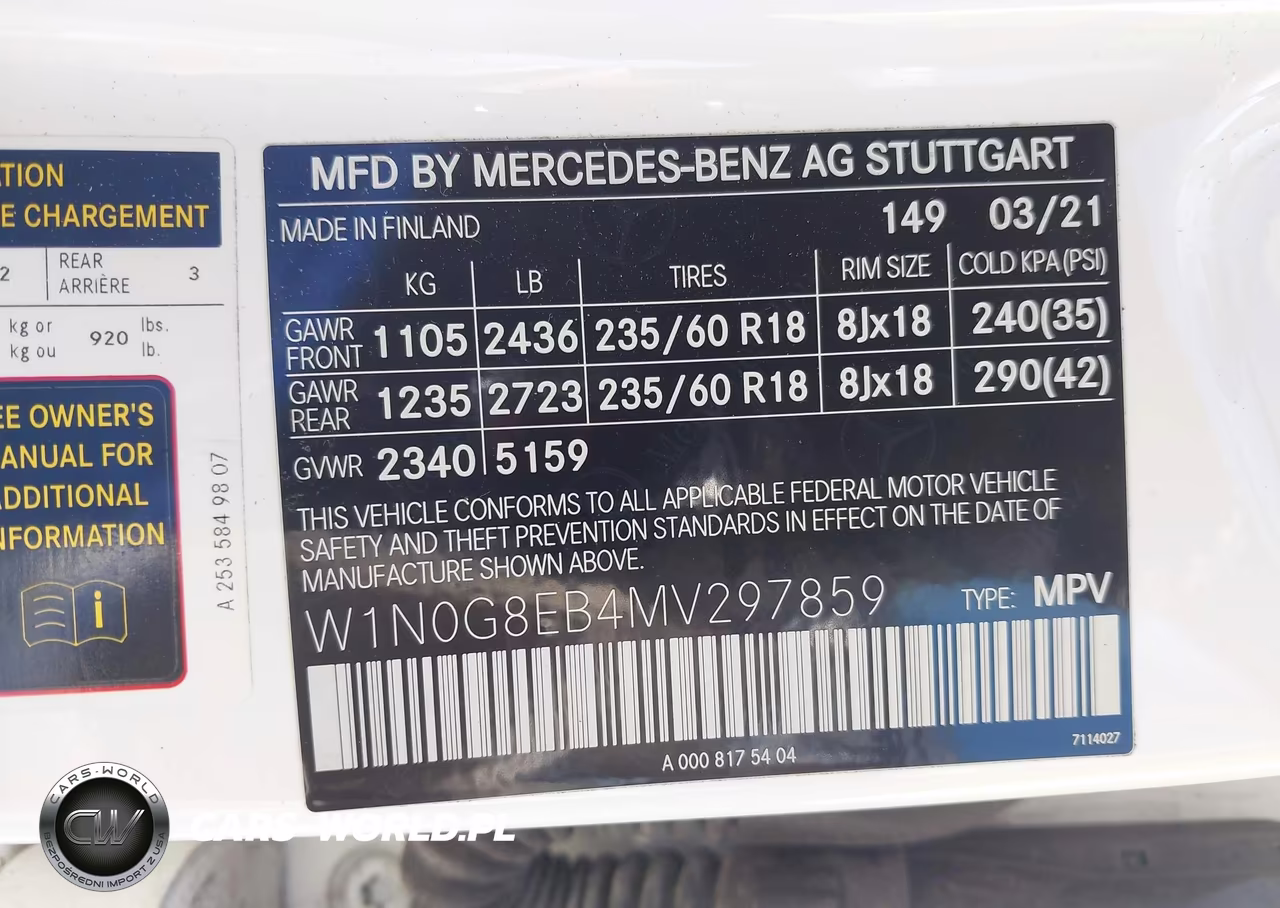 2021 Mercedes-Benz Glc 300 4Matic Suv VIN:W1N0G8EB4MV297859 - 9