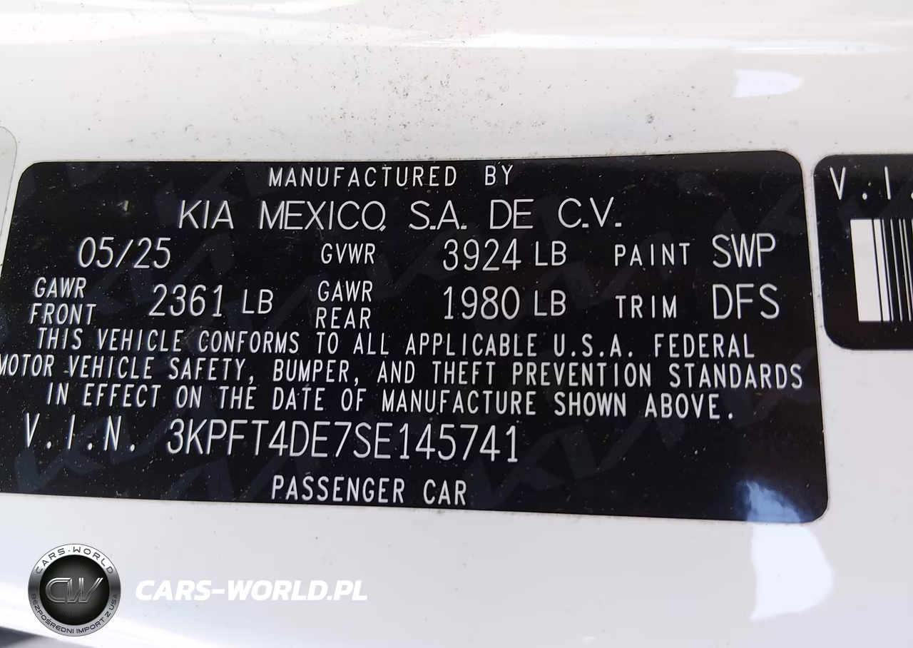 2025 Kia K4 Lx VIN:3KPFT4DE7SE145741 - 9