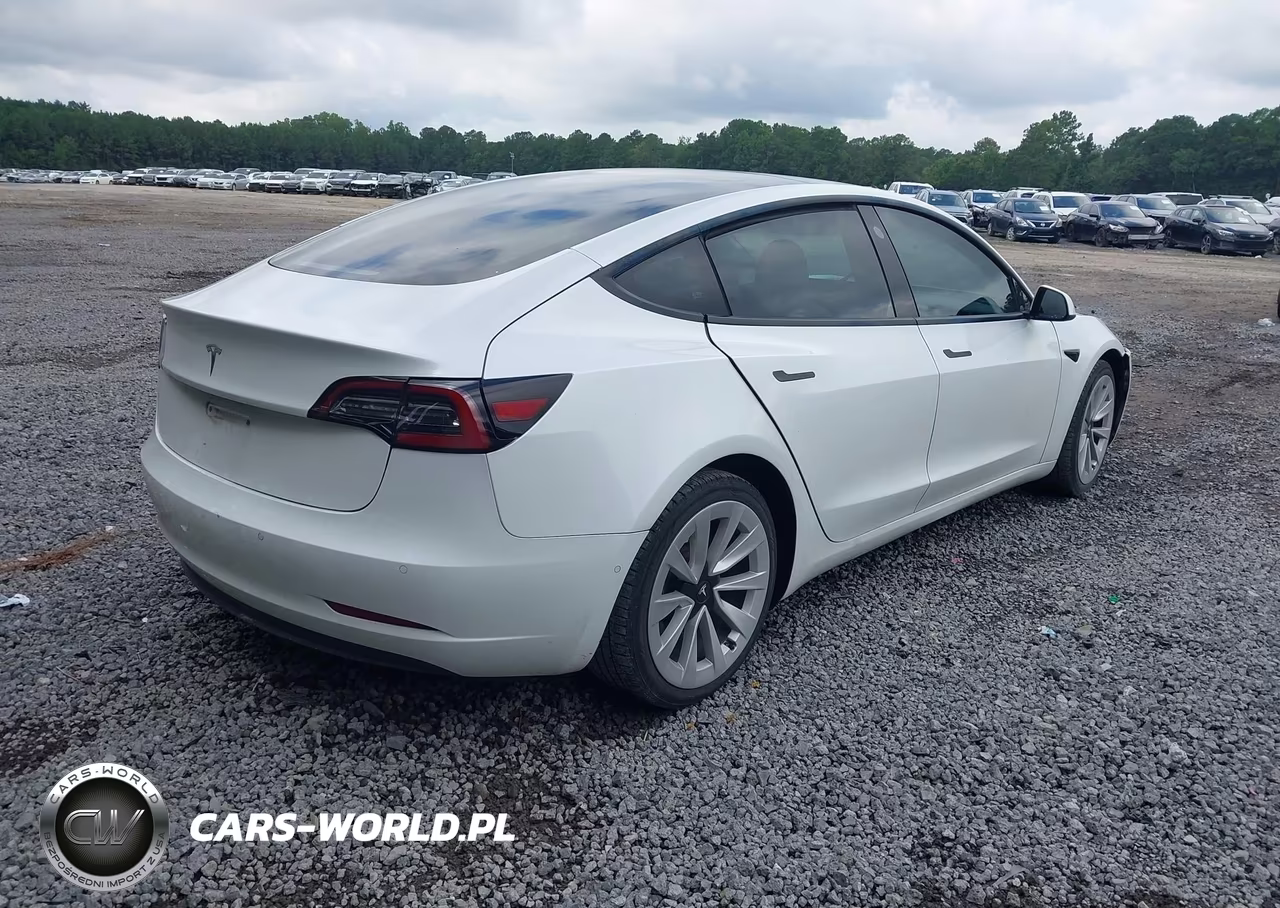 2021 Tesla Model 3 Standard Range Plus Rear-Wheel Drive VIN:5YJ3E1EAXMF870013 - 4
