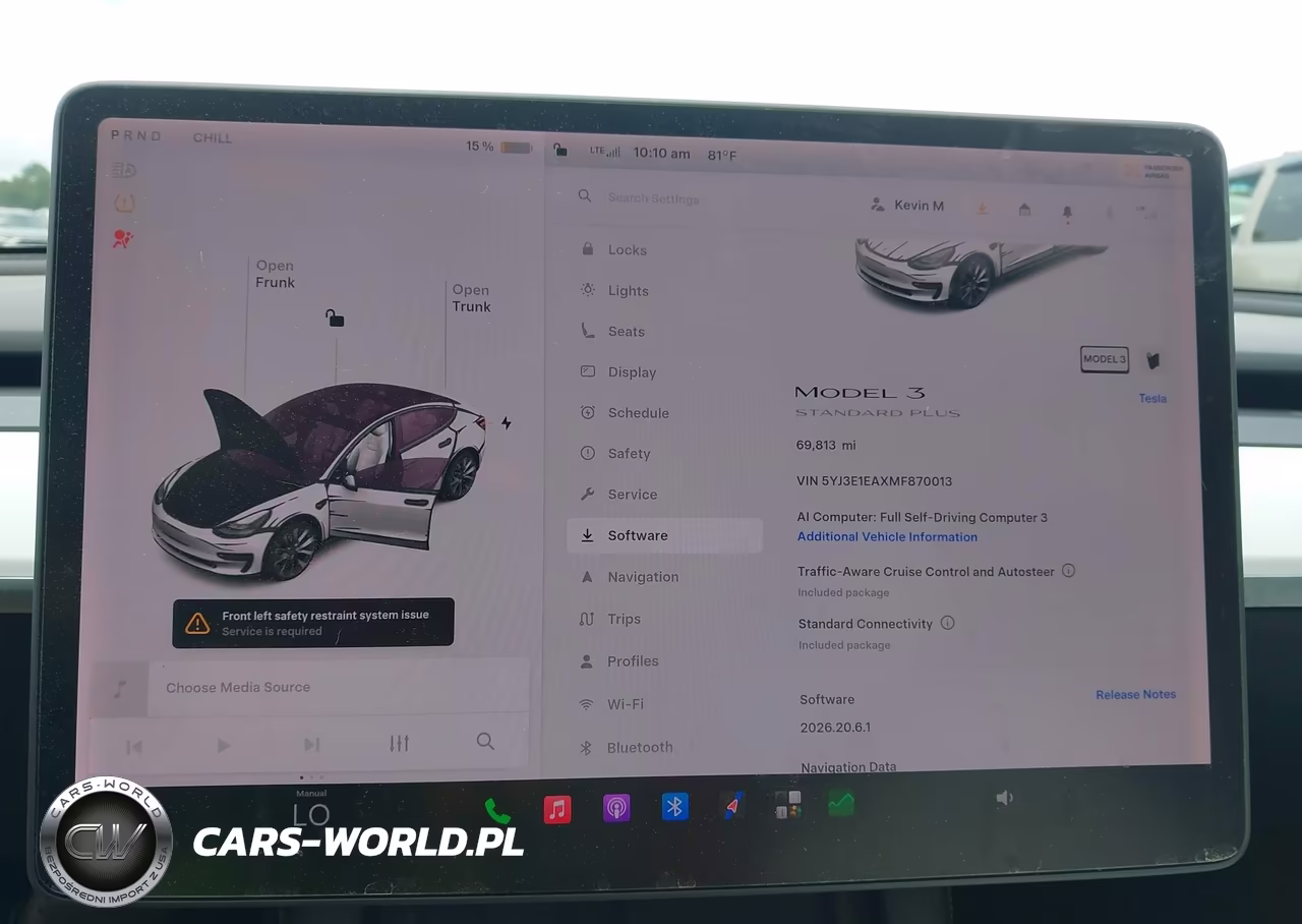 2021 Tesla Model 3 Standard Range Plus Rear-Wheel Drive VIN:5YJ3E1EAXMF870013 - 7