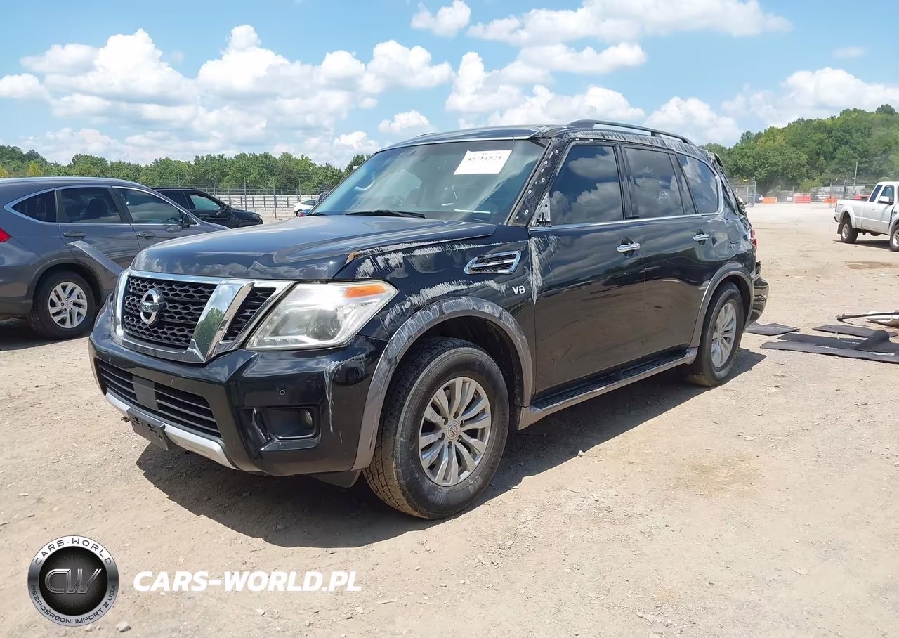 2017 Nissan Armada Sv VIN:JN8AY2NC7H9509963 - 2