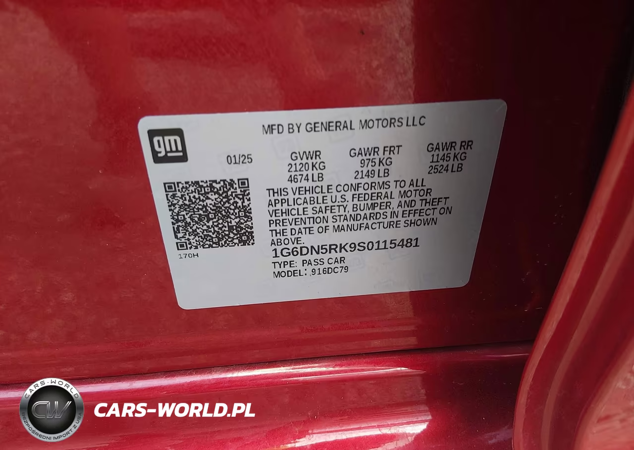 2025 Cadillac Ct5 Premium Luxury Rwd VIN:1G6DN5RK9S0115481 - 9