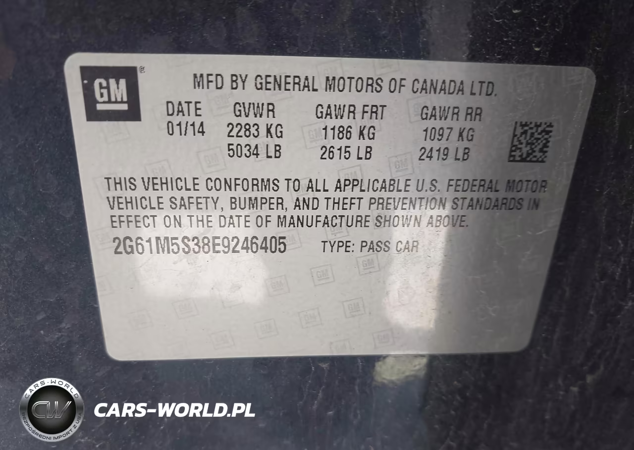 2014 Cadillac Xts Luxury VIN:2G61M5S38E9246405 - 9