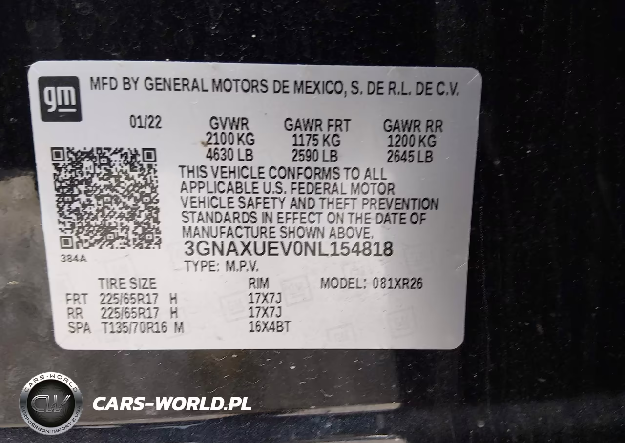 2022 Chevrolet Equinox Awd Lt VIN:3GNAXUEV0NL154818 - 9