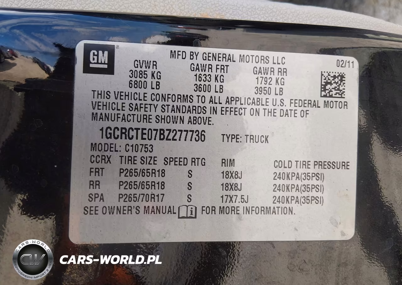2011 Chevrolet Silverado 1500 Ltz VIN:1GCRCTE07BZ277736 - 9