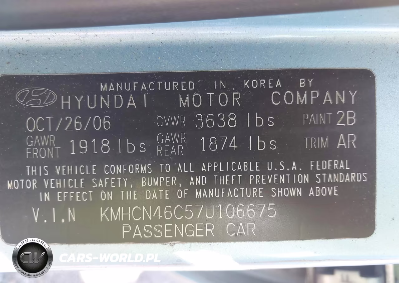 2007 Hyundai Accent Gls VIN:KMHCN46C57U106675 - 9