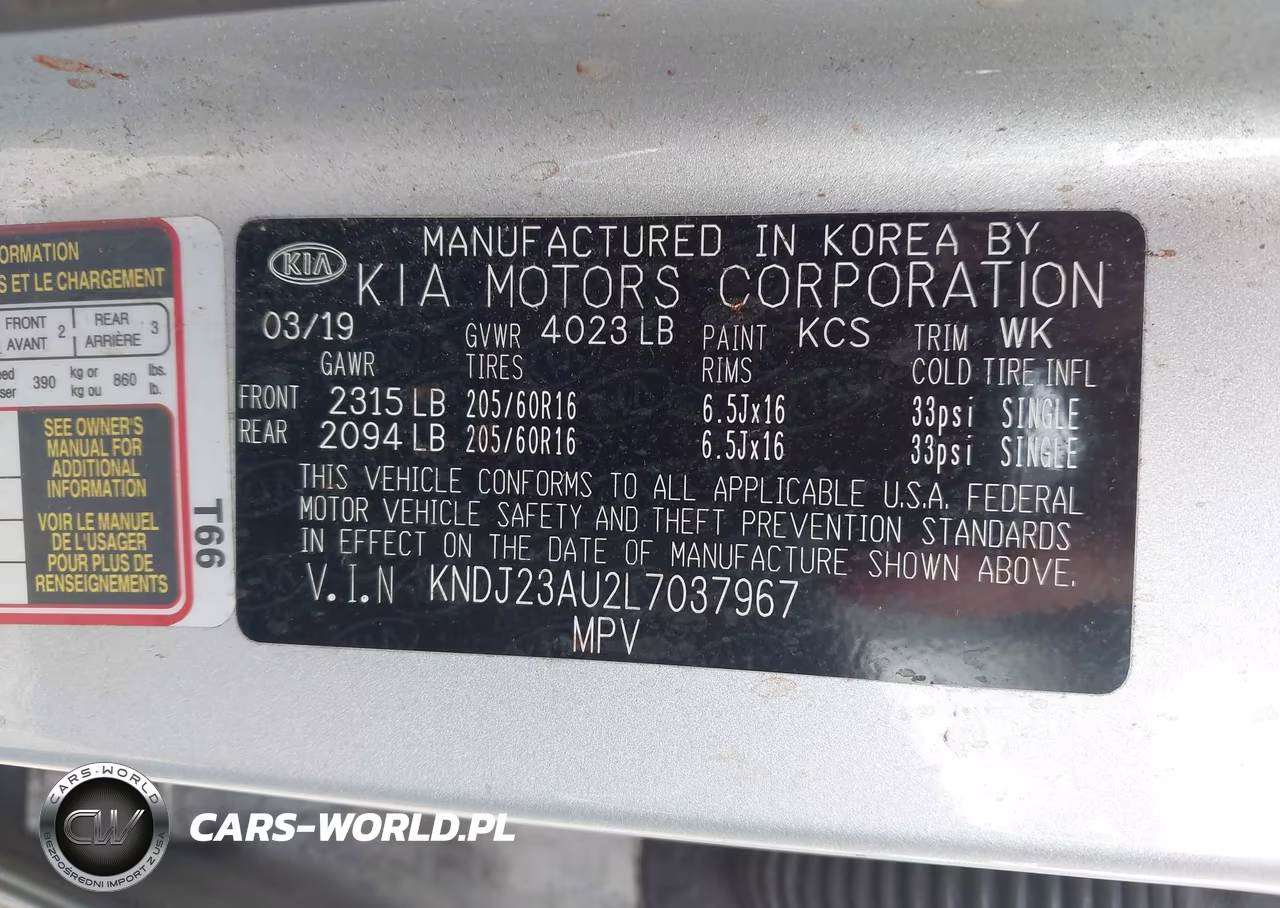 2020 Kia Soul Lx VIN:KNDJ23AU2L7037967 - 9