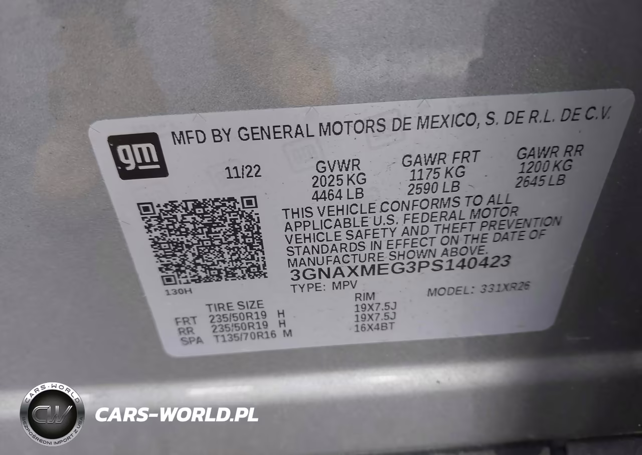 2023 Chevrolet Equinox Fwd Rs VIN:3GNAXMEG3PS140423 - 9