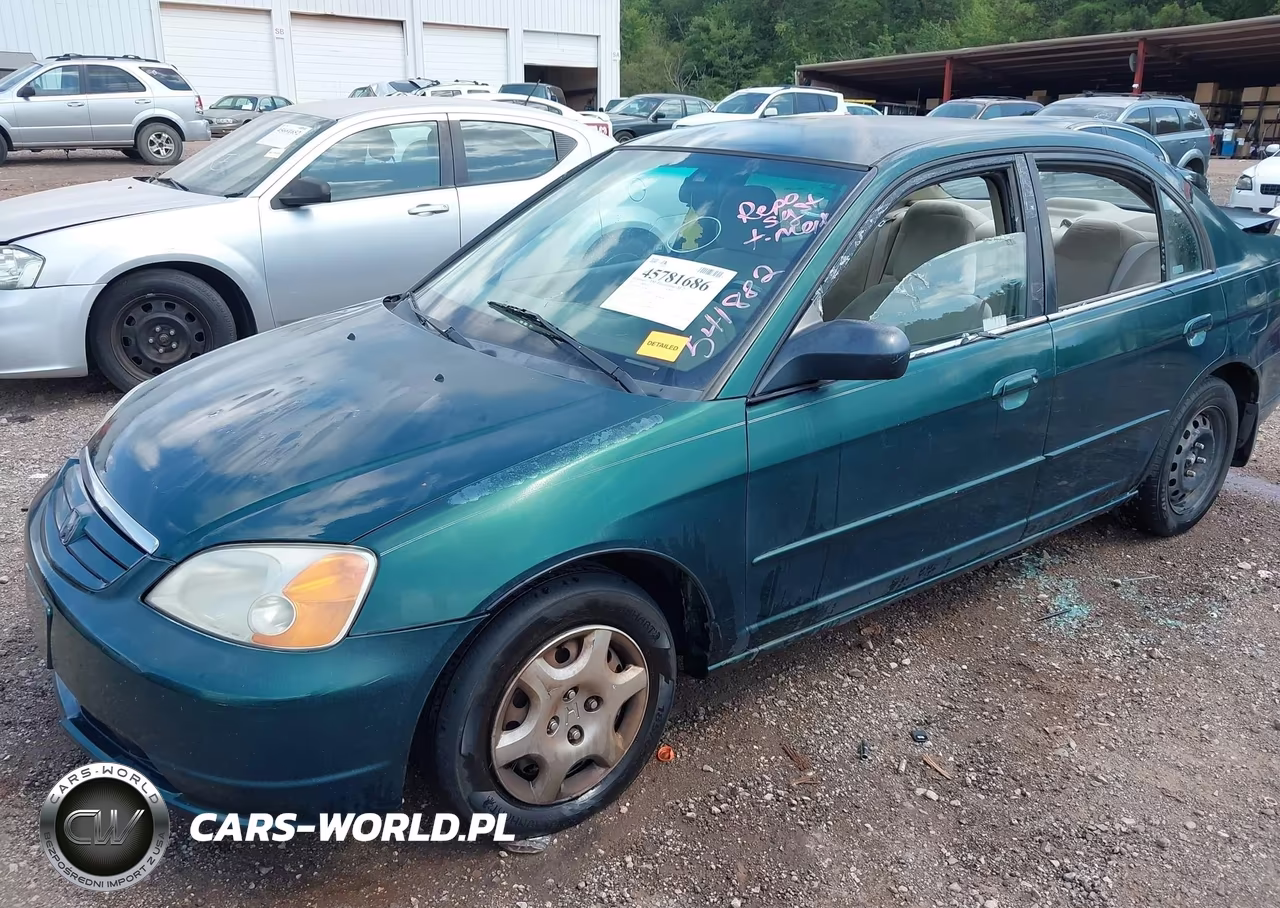 2002 Honda Civic Lx VIN:2HGES16502H541882 - 2