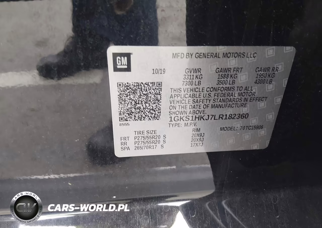 2020 GMC Yukon Xl 2Wd Denali VIN:1GKS1HKJ7LR182360 - 9