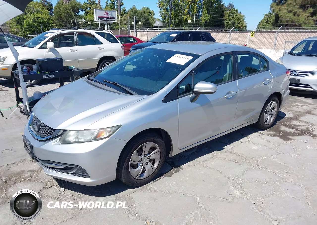 2014 Honda Civic Lx VIN:19XFB2F50EE202323 - 2