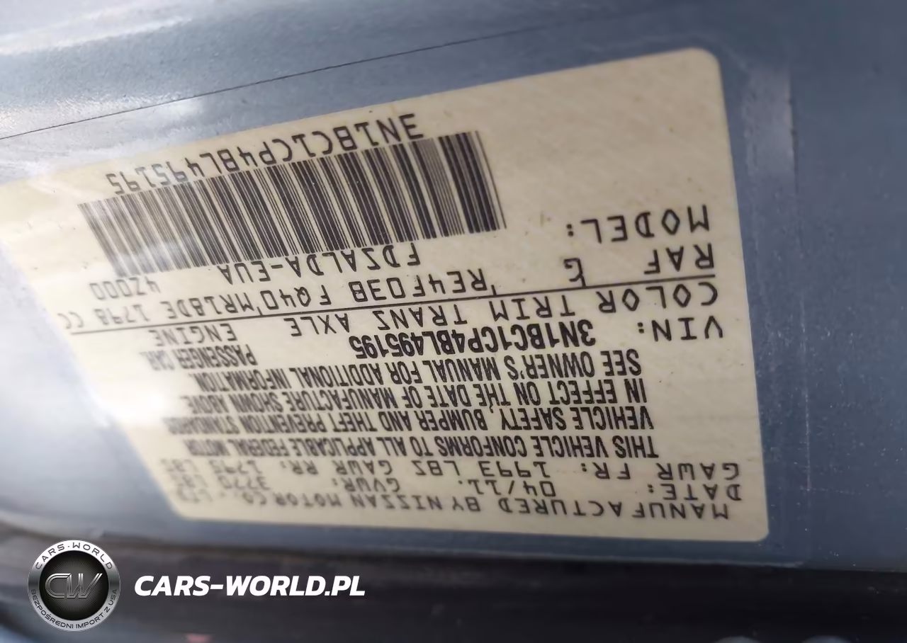 2011 Nissan Versa 1.8S VIN:3N1BC1CP4BL495195 - 9
