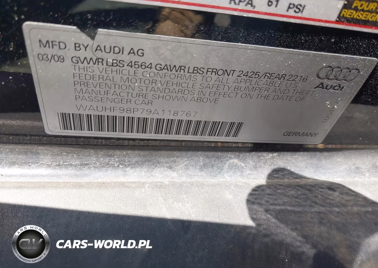 2009 Audi A3 2.0T VIN:WAUHF98P79A118767 - 9
