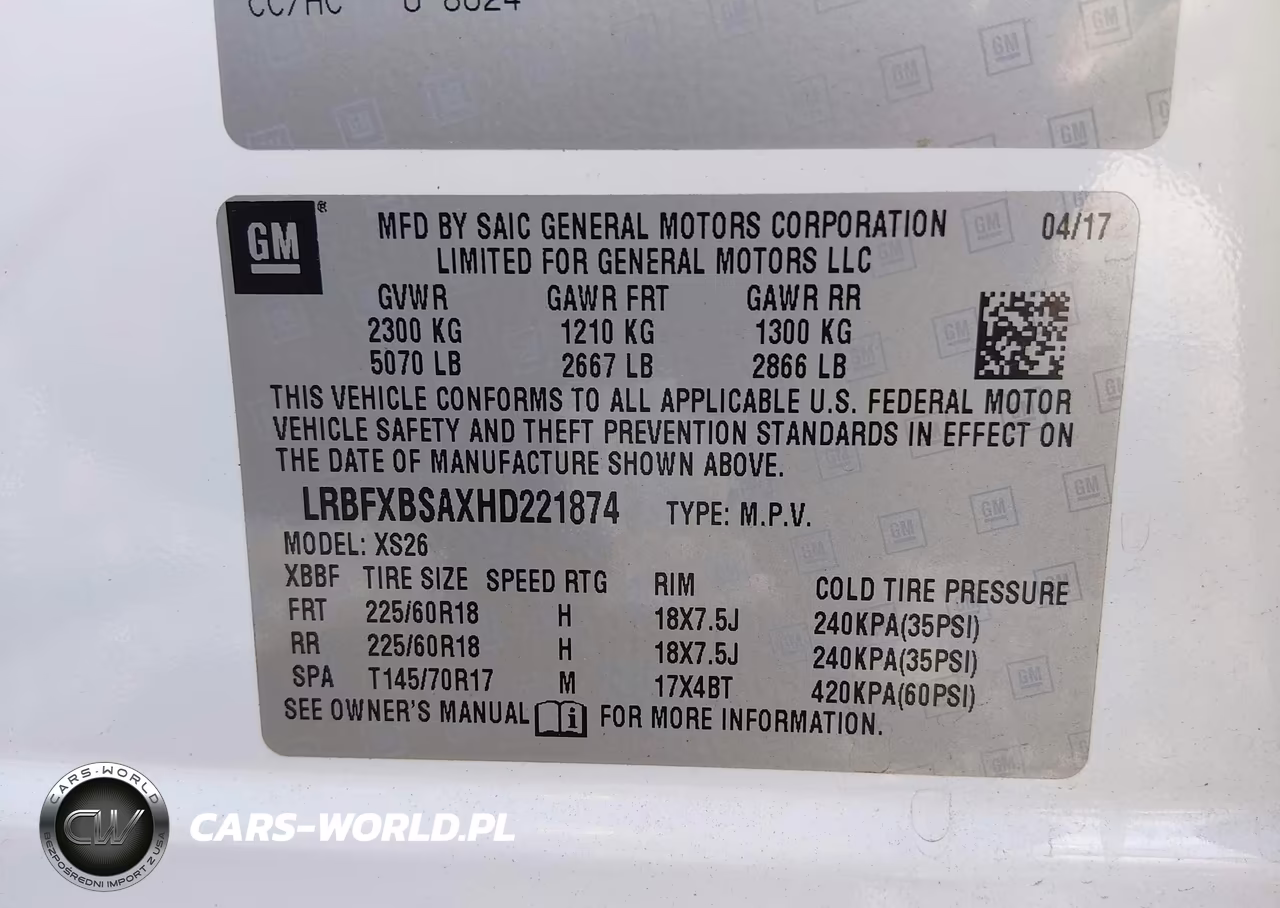 2017 Buick Envision Essence VIN:LRBFXBSAXHD221874 - 9