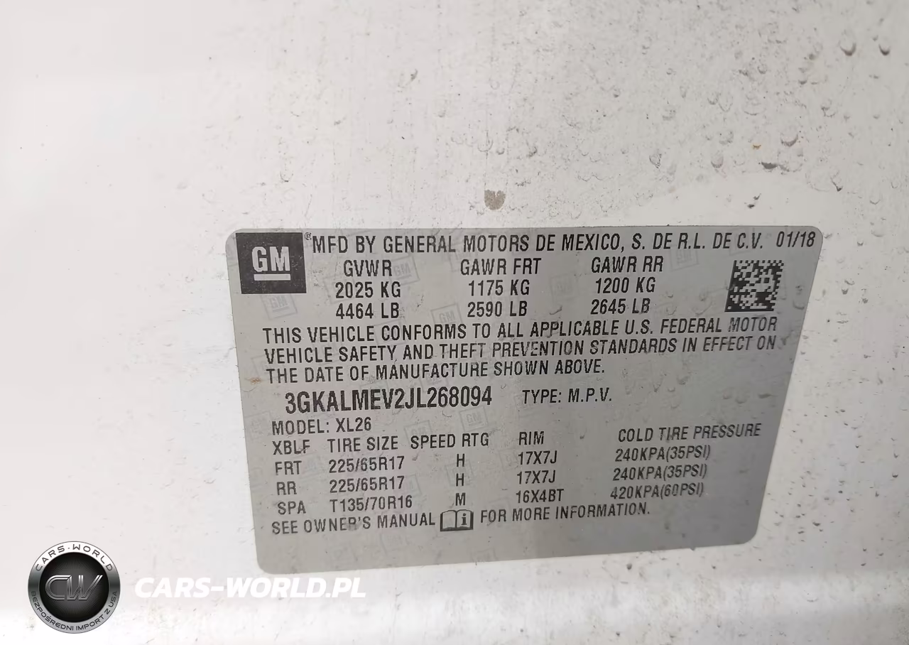 2018 GMC Terrain Sle VIN:3GKALMEV2JL268094 - 9