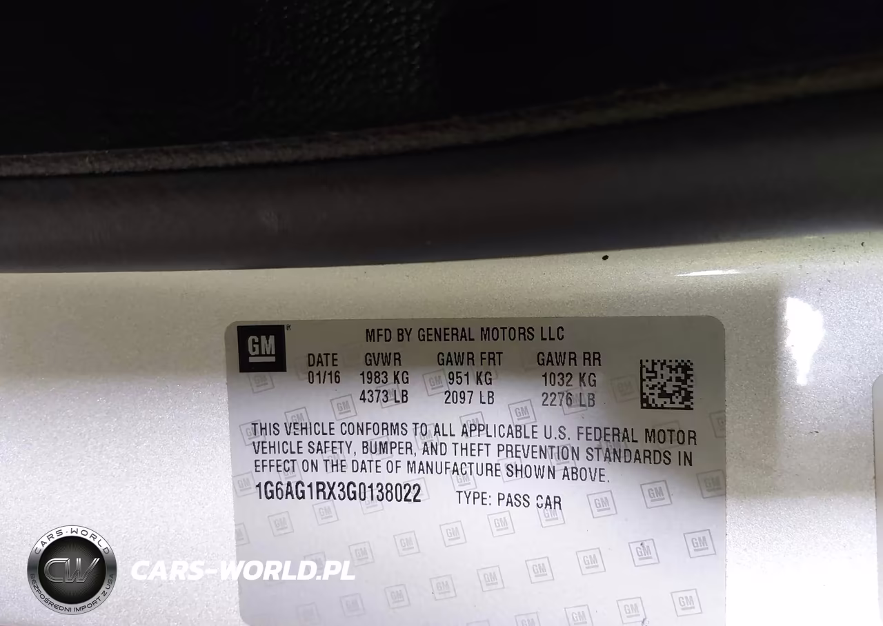 2016 Cadillac Ats Standard VIN:1G6AG1RX3G0138022 - 9