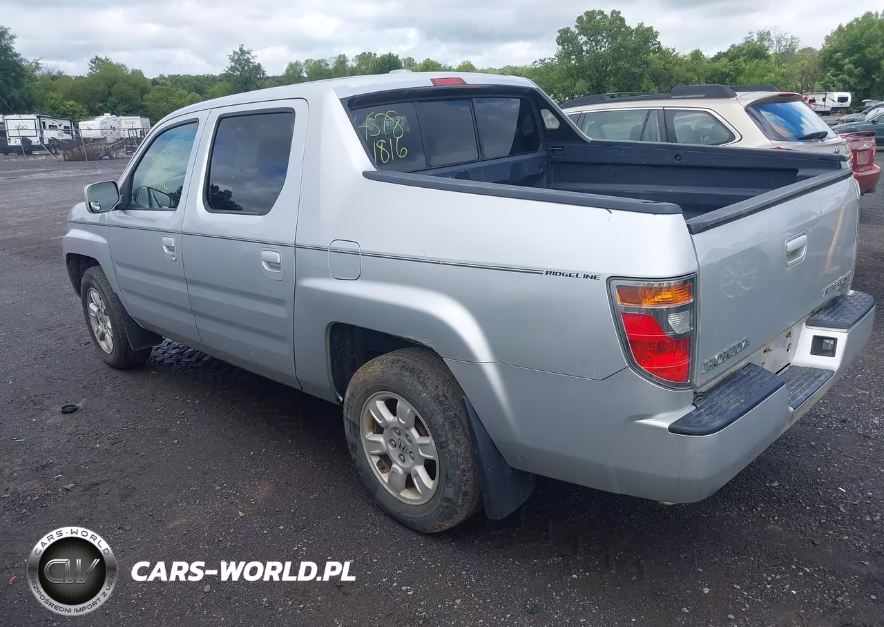 2007 Honda Ridgeline Rtl VIN:2HJYK16507H529472 - 3