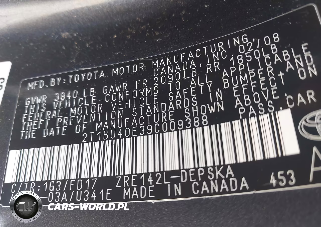 2009 Toyota Corolla S VIN:2T1BU40E39C009388 - 9