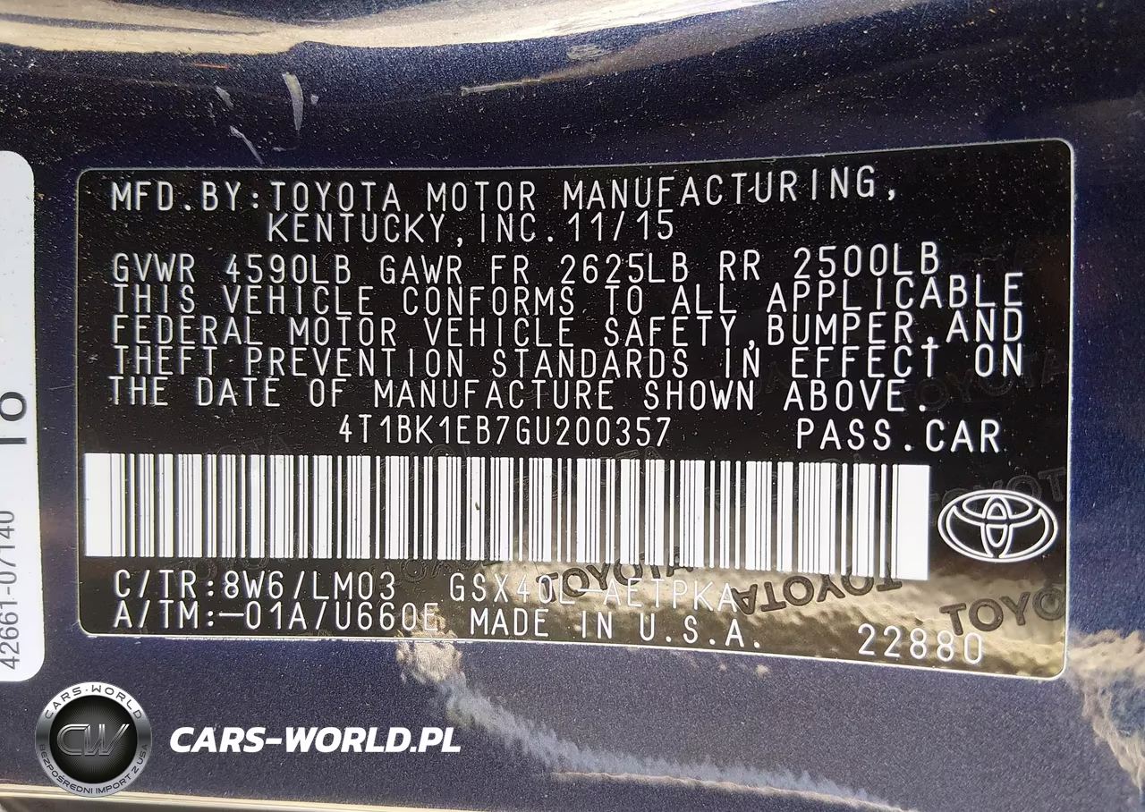 2016 Toyota Avalon Limited VIN:4T1BK1EB7GU200357 - 9