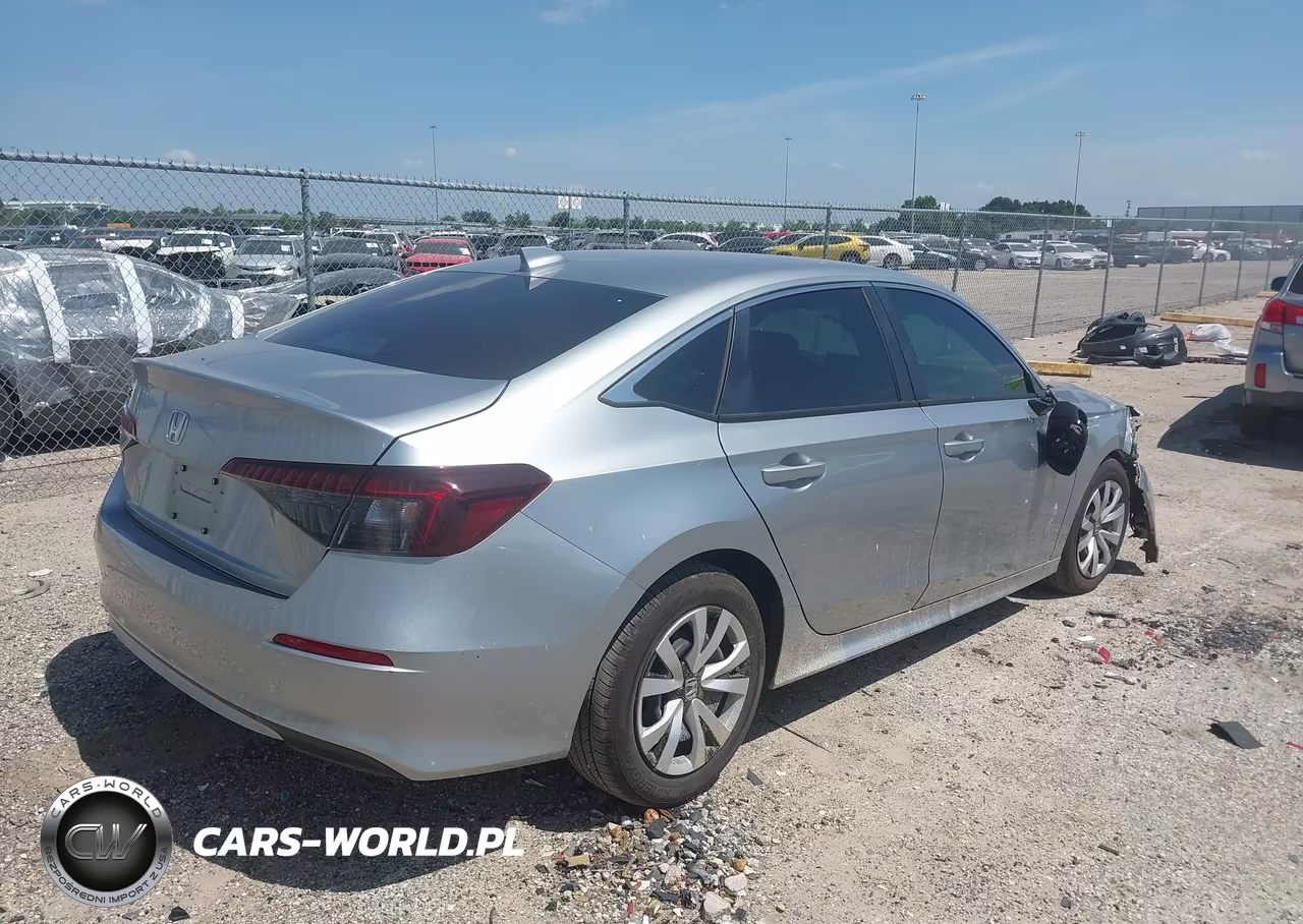 2026 Honda Civic Lx VIN:2HGFE2F23TH548270 - 4