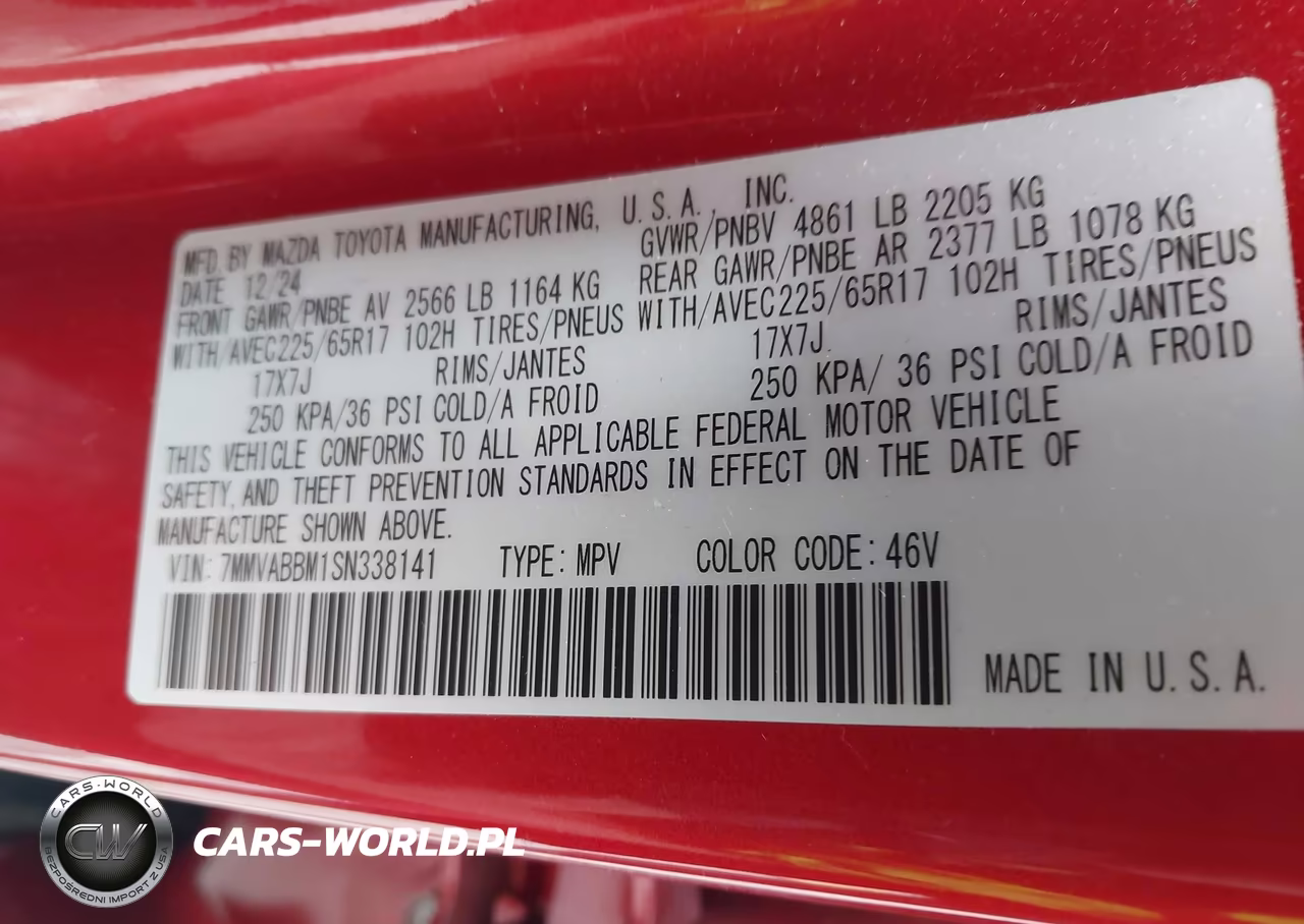 2025 Mazda Cx-50 2.5 S Preferred Package VIN:7MMVABBM1SN338141 - 9