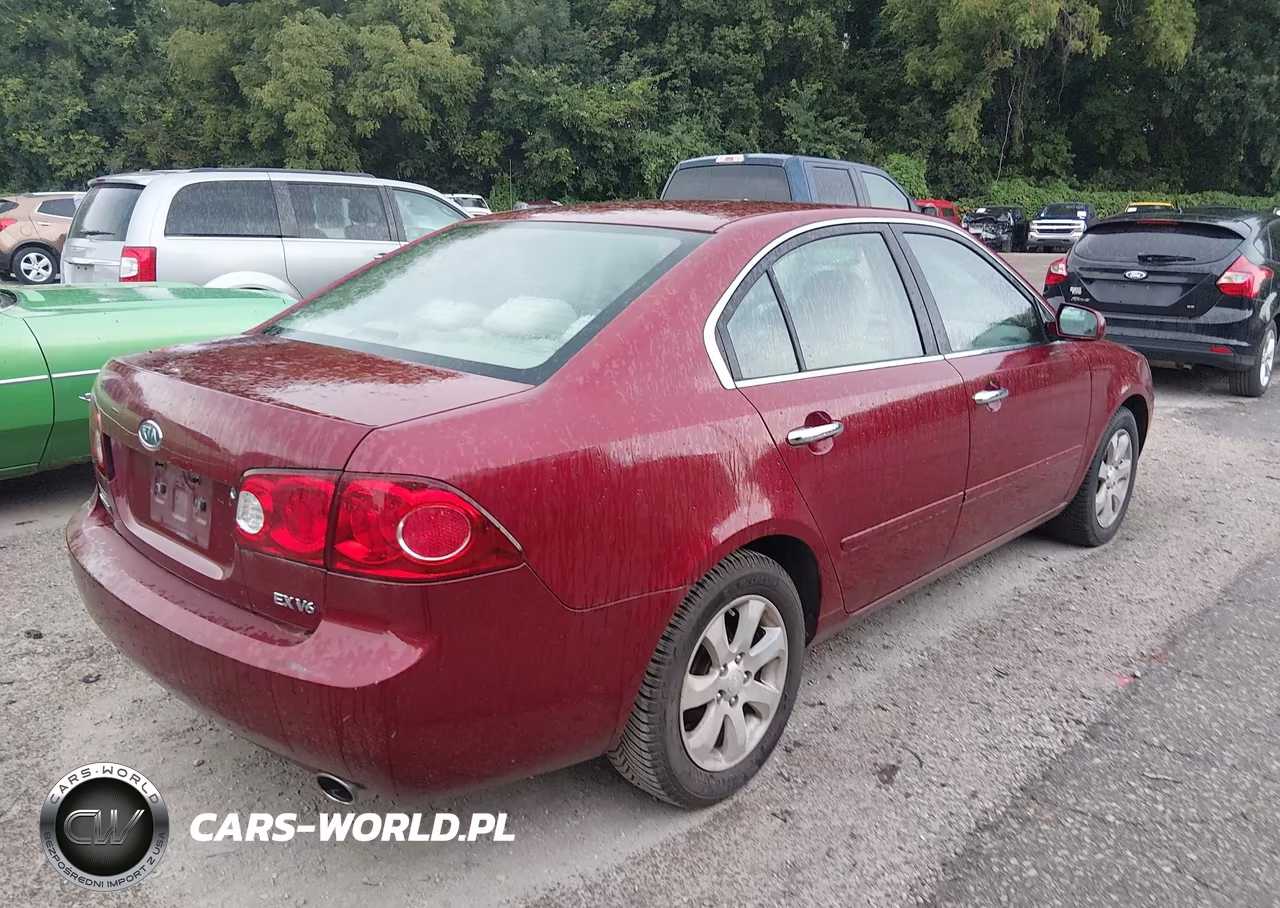 2007 Kia Optima Ex V6 VIN:KNAGE124475144828 - 4
