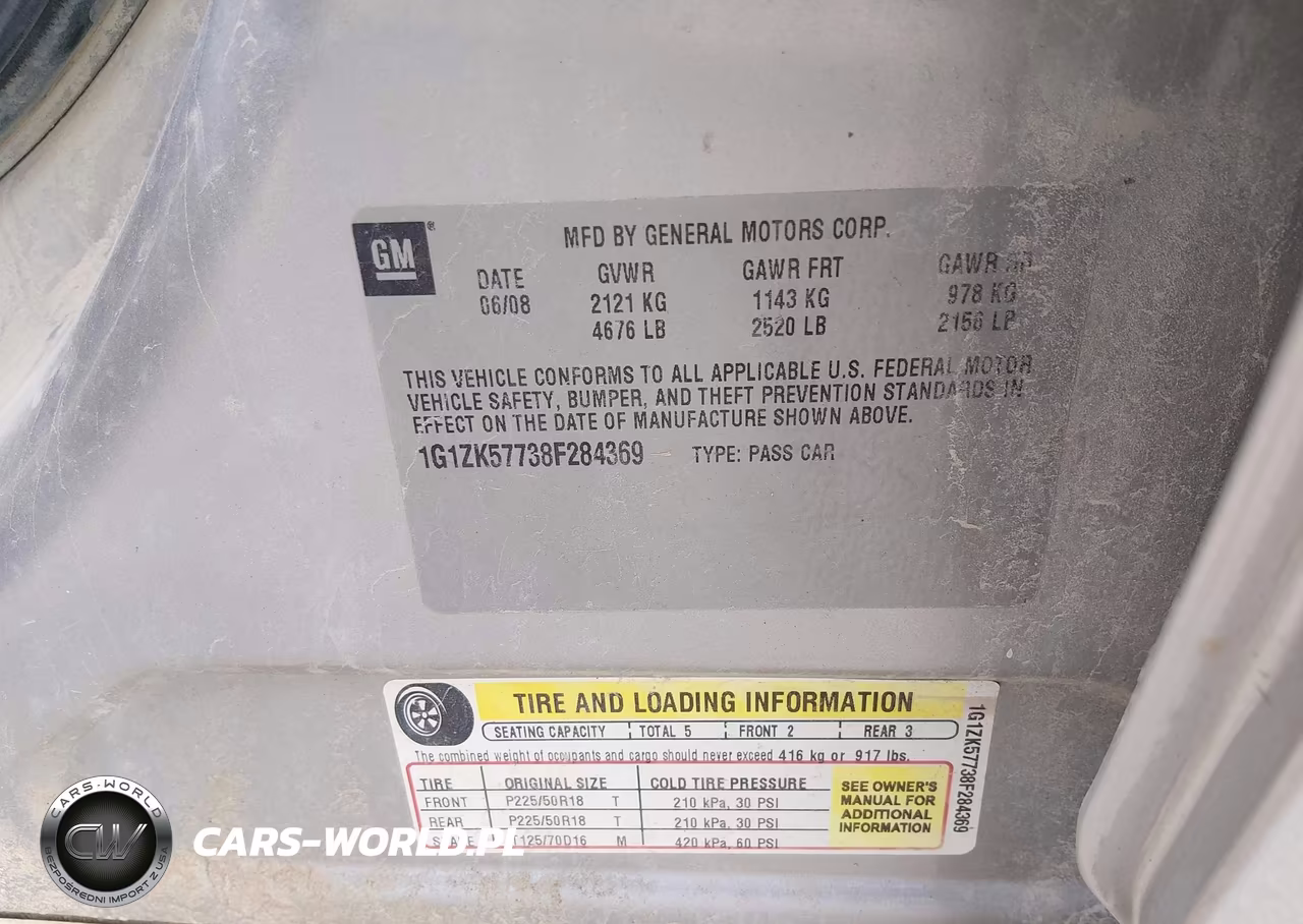 2008 Chevrolet Malibu Ltz VIN:1G1ZK57738F284369 - 9