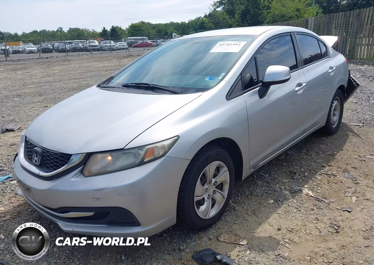 2013 Honda Civic Lx VIN:2HGFB2F54DH572758 - 2