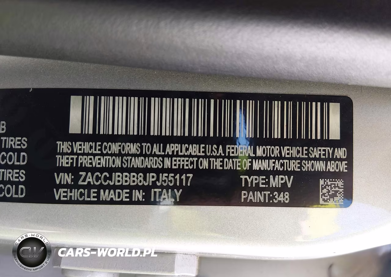2018 Jeep Renegade Altitude 4X4 VIN:ZACCJBBB8JPJ55117 - 9