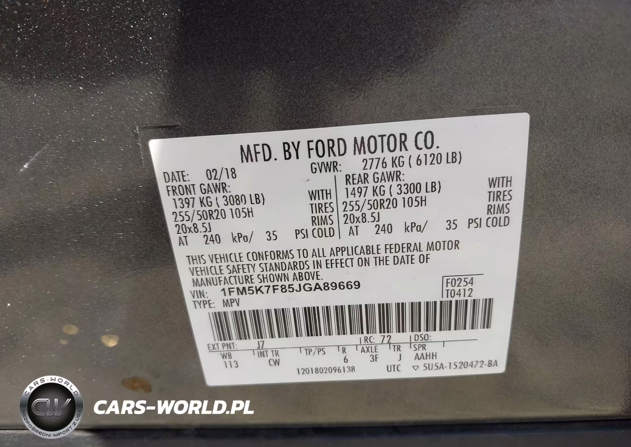 2018 Ford Explorer Limited VIN:1FM5K7F85JGA89669 - 9