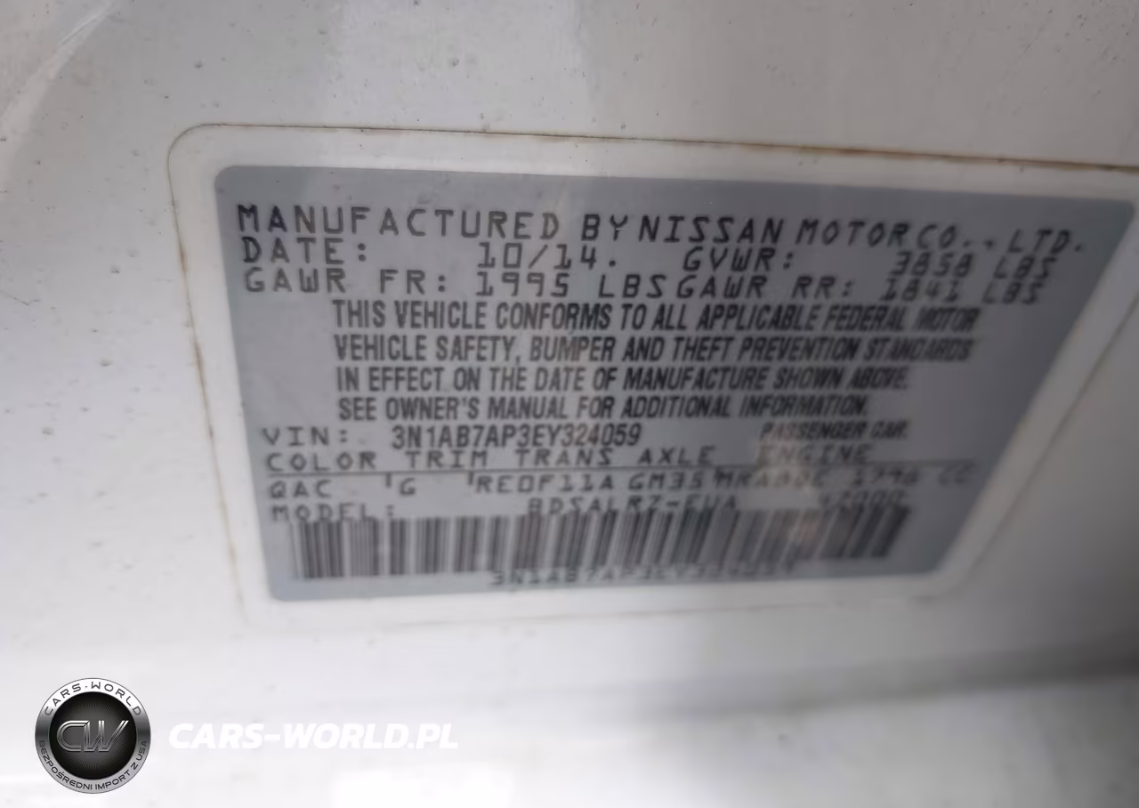 2014 Nissan Sentra Sr VIN:3N1AB7AP3EY324059 - 9