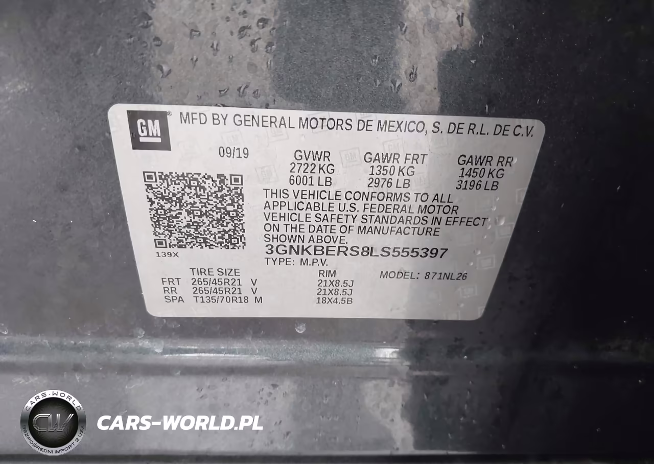 2020 Chevrolet Blazer Fwd Rs VIN:3GNKBERS8LS555397 - 9