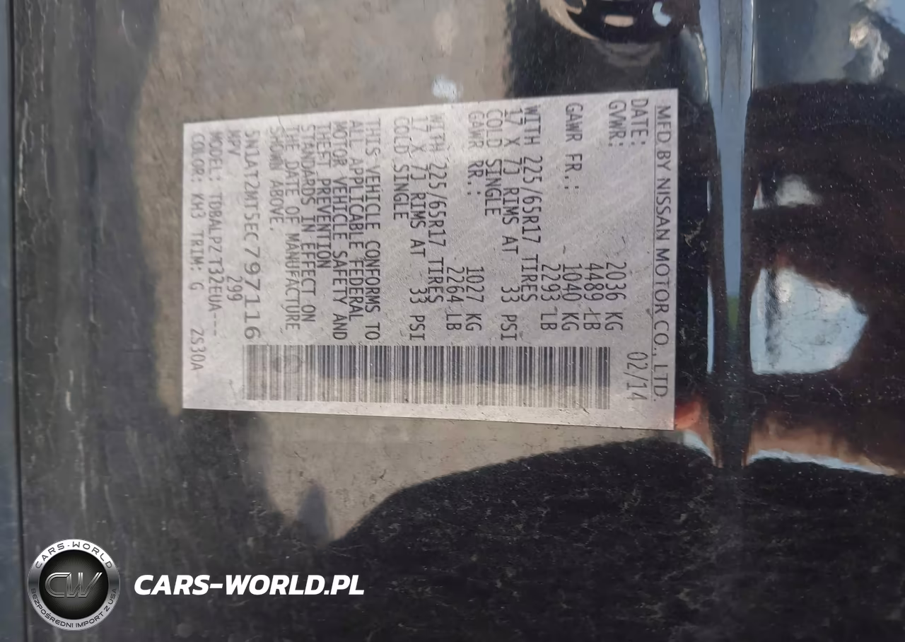 2014 Nissan Rogue S VIN:5N1AT2MT5EC797116 - 9