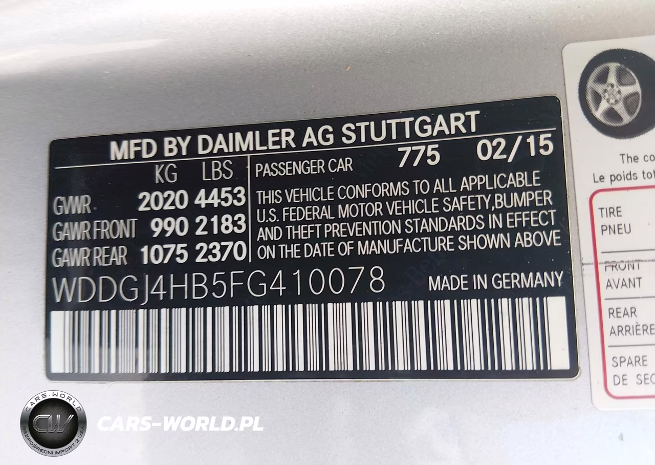 2015 Mercedes-Benz C 250 VIN:WDDGJ4HB5FG410078 - 9