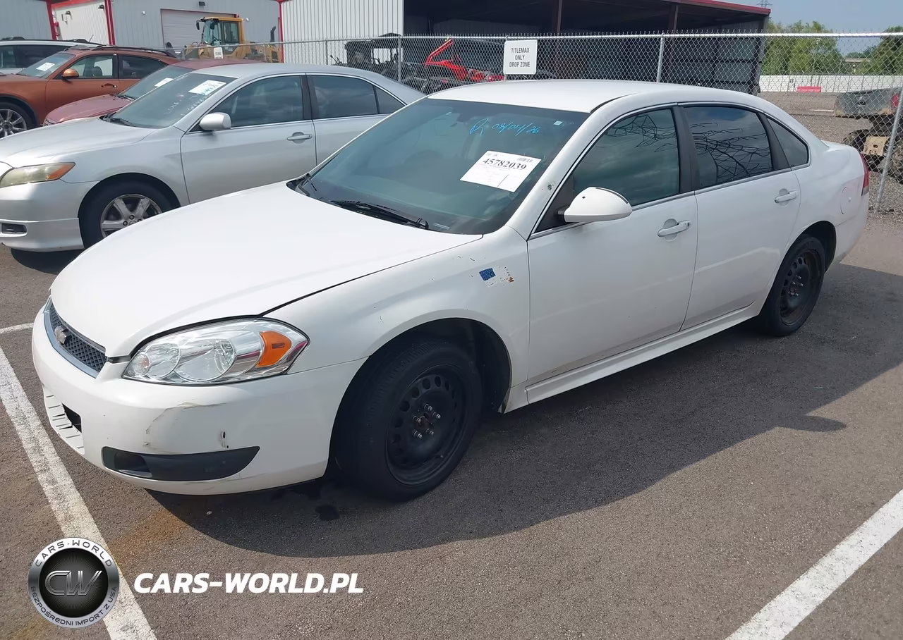 2013 Chevrolet Impala Police VIN:2G1WD5E3XD1235667 - 2