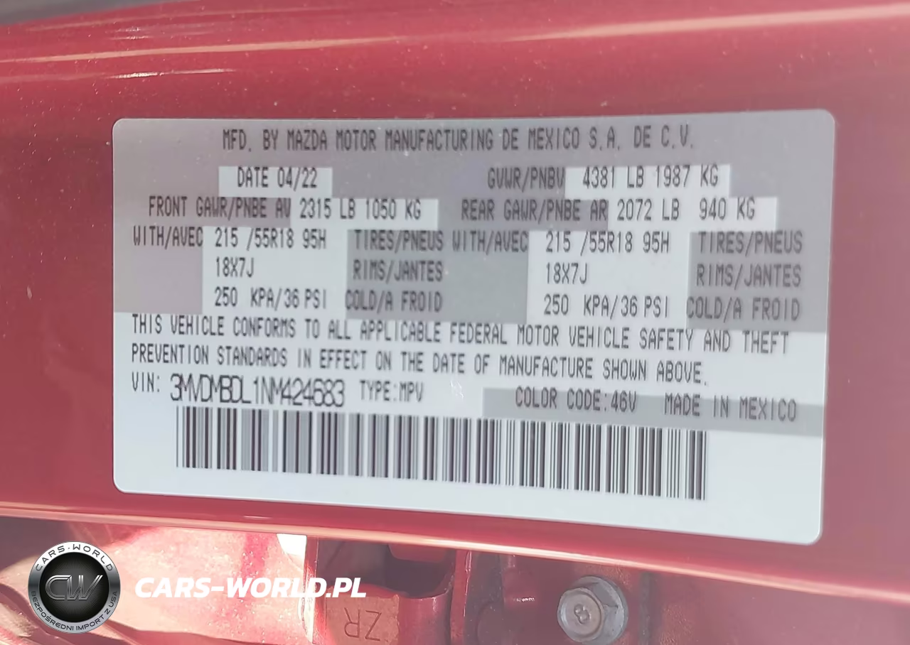 2022 Mazda Cx-30 Premium VIN:3MVDMBDL1NM424683 - 9