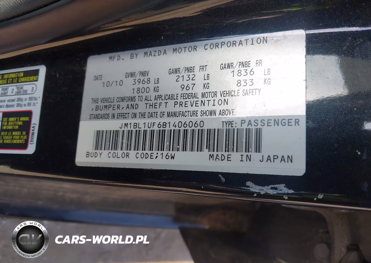 2011 Mazda Mazda3 I Sport VIN:JM1BL1UF6B1406060 - 9