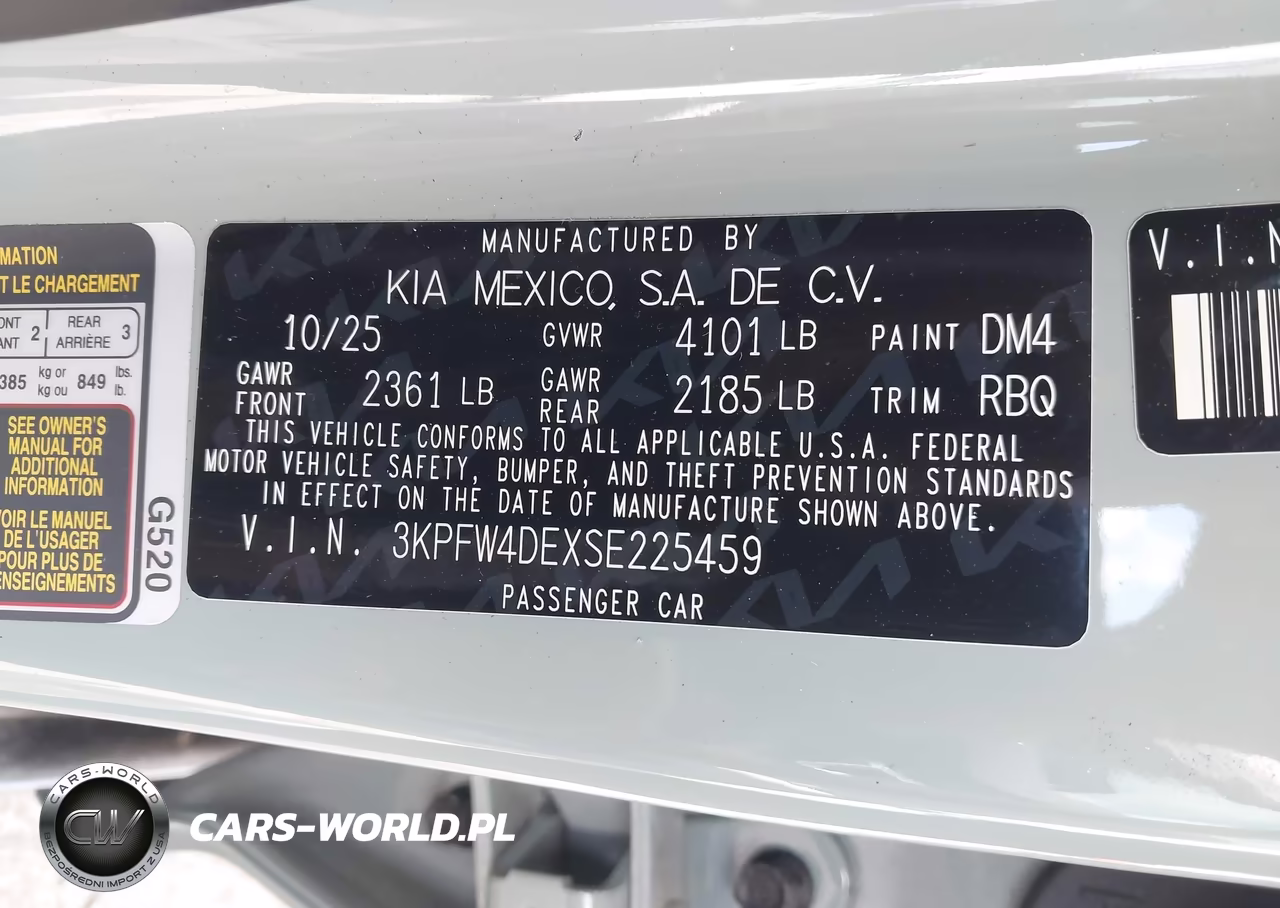 2025 Kia K4 Gt-Line VIN:3KPFW4DEXSE225459 - 9