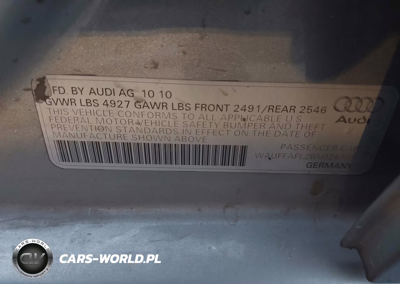 2011 Audi A4 2.0T Premium VIN:WAUFFAFL2BN026179 - 9
