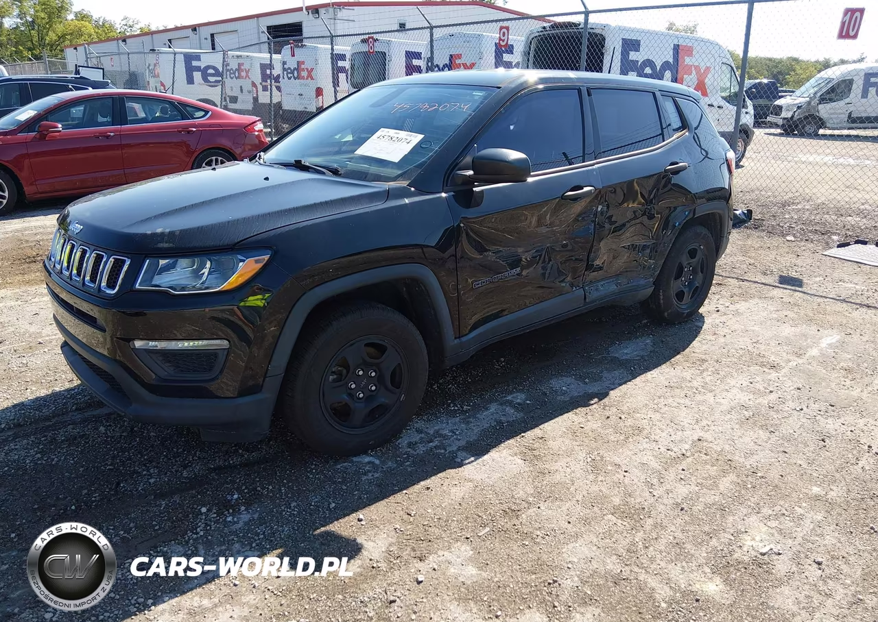 2019 Jeep Compass Sport Fwd VIN:3C4NJCAB9KT636880 - 2