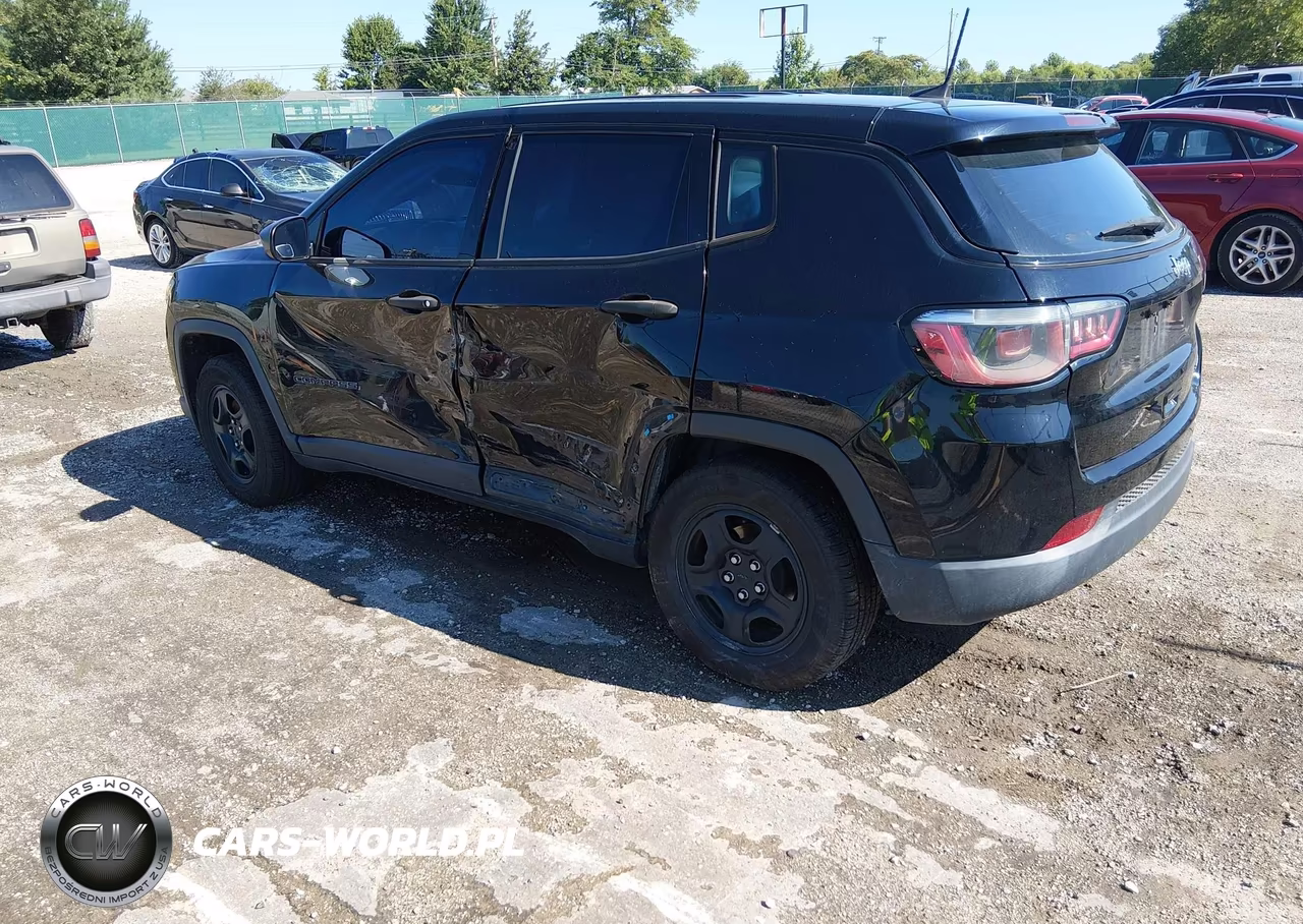 2019 Jeep Compass Sport Fwd VIN:3C4NJCAB9KT636880 - 3