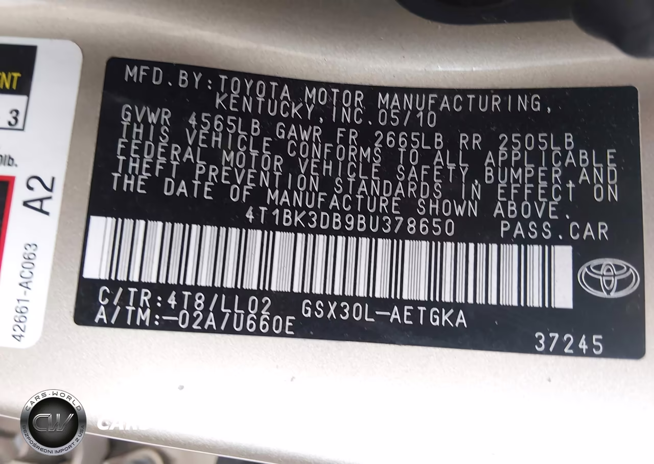 2011 Toyota Avalon VIN:4T1BK3DB9BU378650 - 9