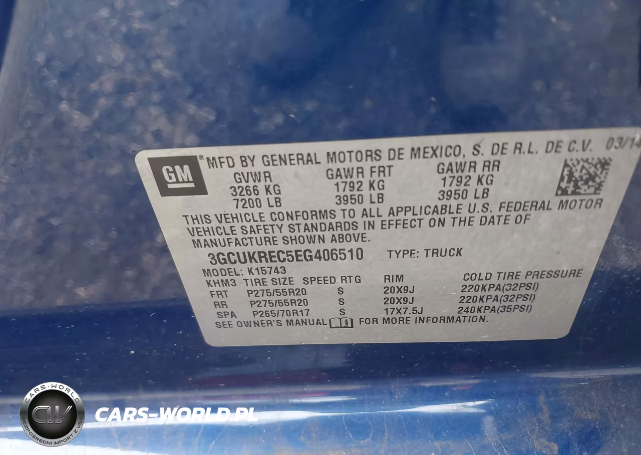 2014 Chevrolet Silverado 1500 Lt VIN:3GCUKREC5EG406510 - 9