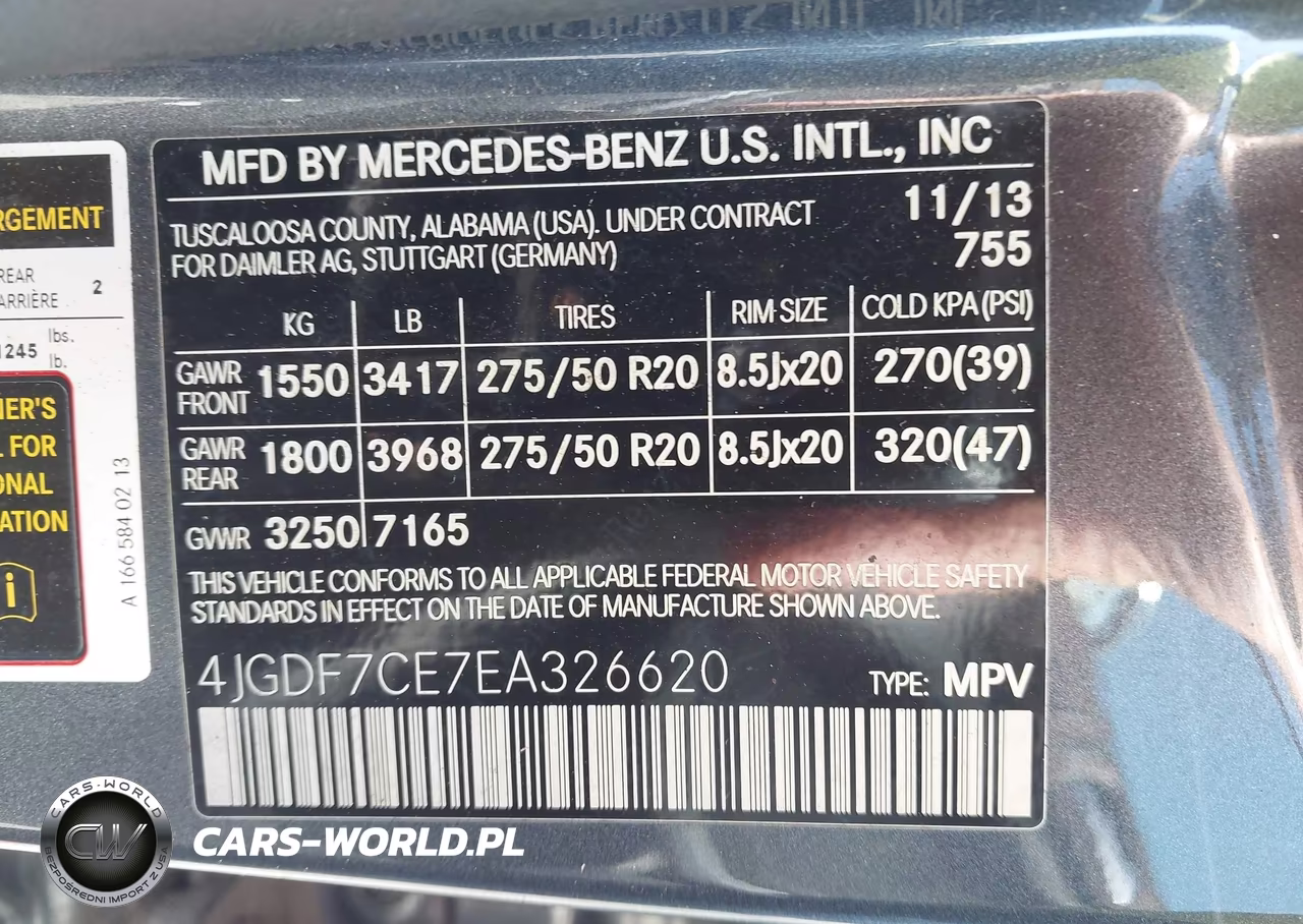 2014 Mercedes-Benz Gl 450 4Matic VIN:4JGDF7CE7EA326620 - 9