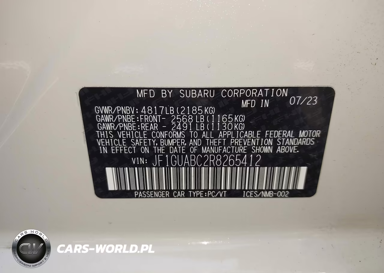2024 Subaru Impreza Base 5-Door VIN:JF1GUABC2R8265412 - 9