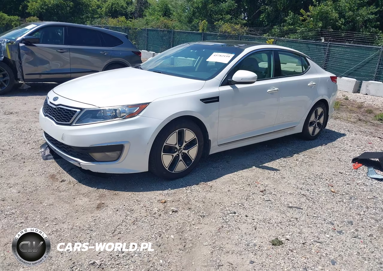 2012 Kia Optima Hybrid Ex VIN:KNAGM4AD7C5017667 - 2