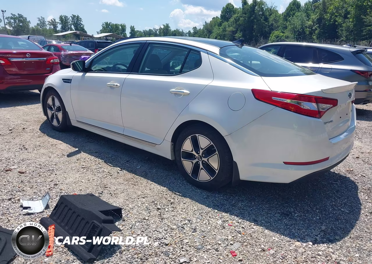 2012 Kia Optima Hybrid Ex VIN:KNAGM4AD7C5017667 - 3