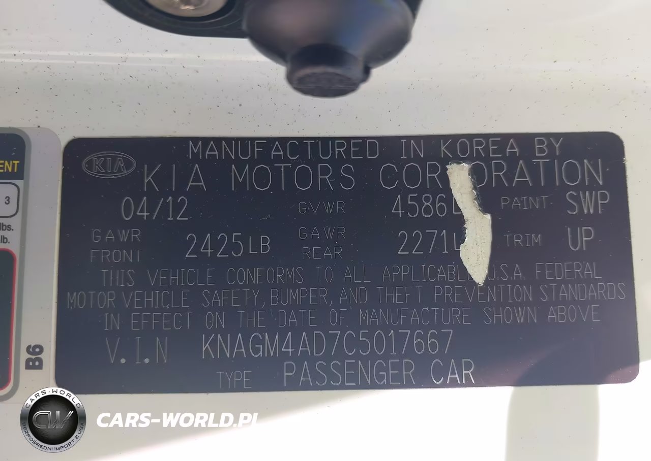 2012 Kia Optima Hybrid Ex VIN:KNAGM4AD7C5017667 - 9