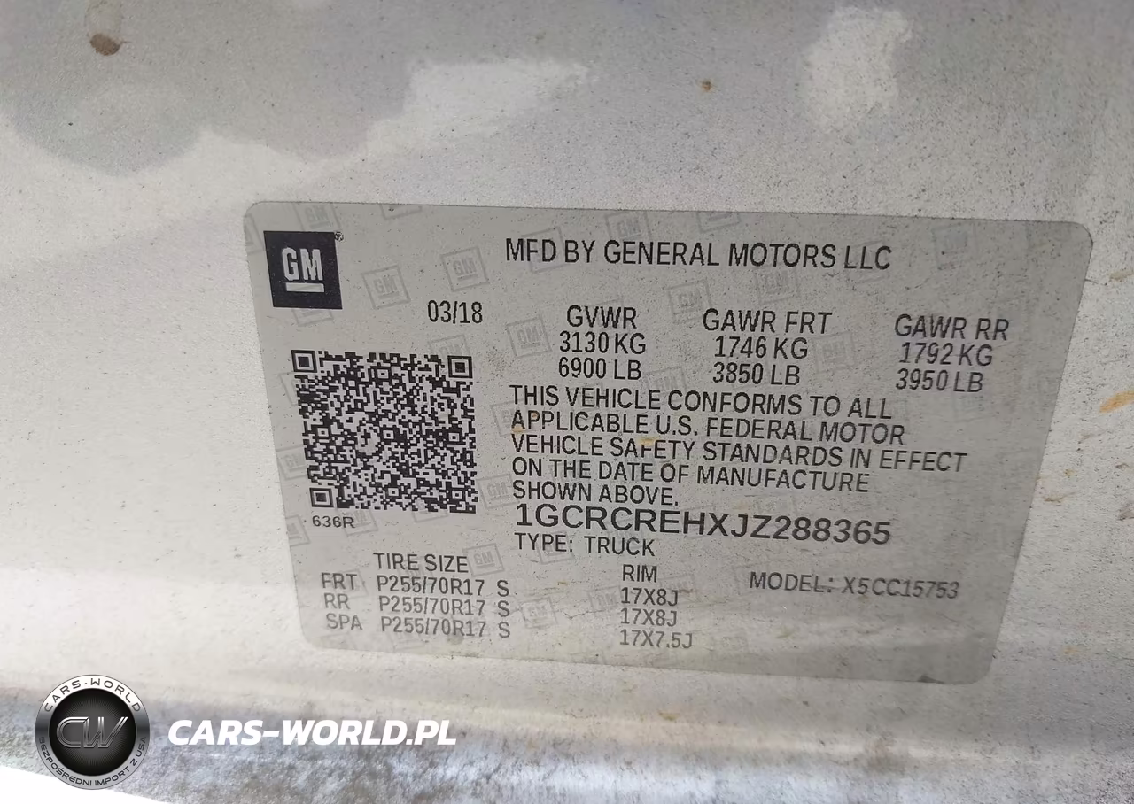 2018 Chevrolet Silverado 1500 1Lt VIN:1GCRCREHXJZ288365 - 9